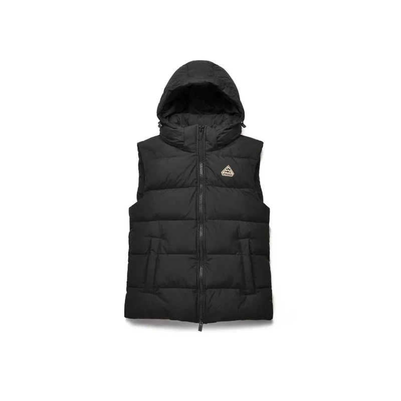 Image of Pyrenex Hooded sleeveless jacket Pyrenex Noir Unisex S