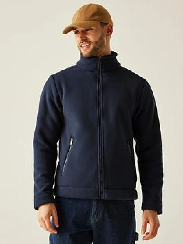 Image of Regatta Regatta Men 'Garrian II' Full Zip Fleece in Mid Navy Size: 2X-large Mid Navy XXL Male 5059404848393