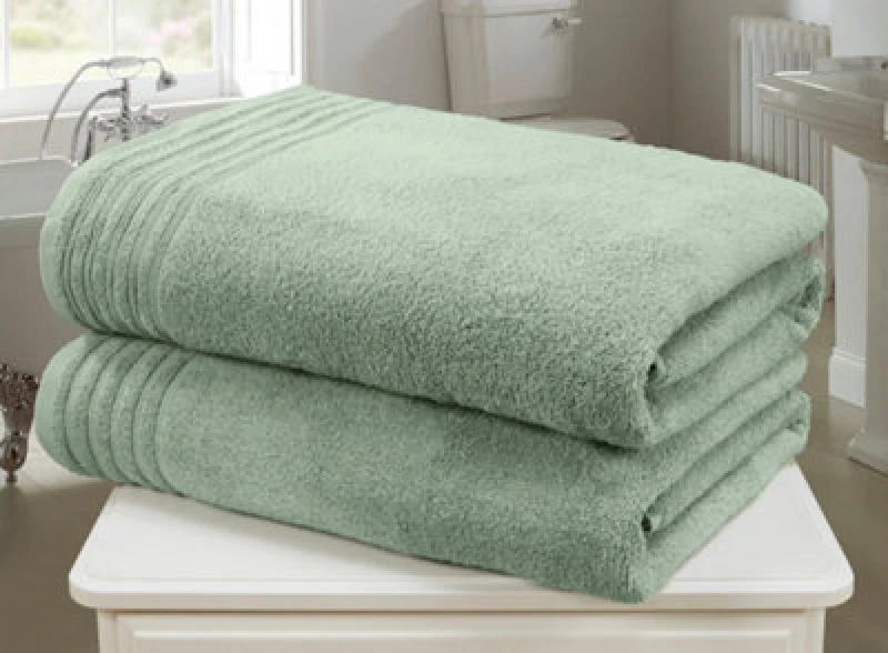 Image of Rapport Home So Soft 2 Piece Bale Set Pure Cotton Sea Green