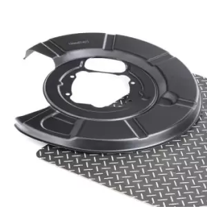 Image of RIDEX Brake Disc Back Plate 1330S0039 Rear Brake Disc Back Protection Plate,Rear Brake Disc Cover Plate BMW,5 Limousine (E60),5 Touring (E61)