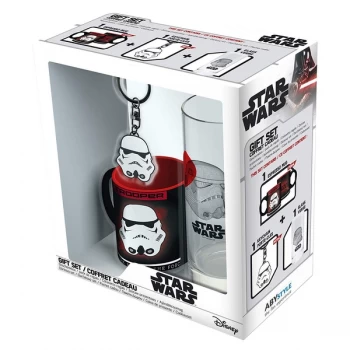 Image of Star Wars - Glass 29cl + Keyring + Mini Mug "Trooper"