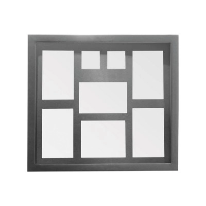 Image of Premier Housewares 8 Photo Multi Photo Frame Silver