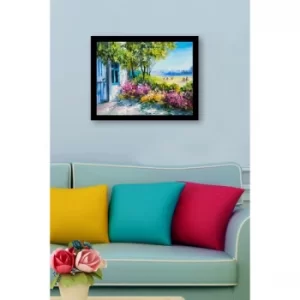 Image of SC0873 Multicolor Decorative Framed MDF Painting