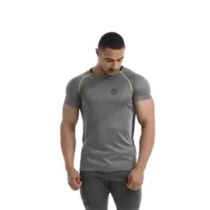 Image of Golds Gym Performance T Shirt Mens - Grey