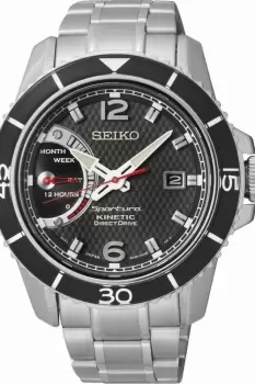 Image of Mens Seiko Sportura Direct Drive Kinetic Watch SRG019P1