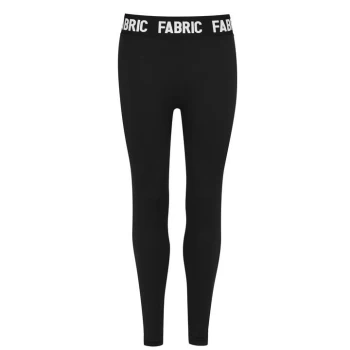 Image of Fabric Core Seamless Panel Leggings - Black/White
