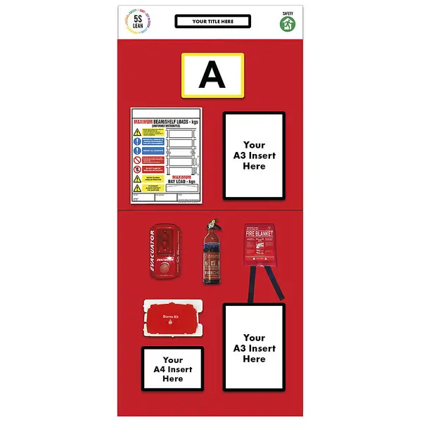 Image of fire safety, HxW 2000 x 900 mm, fire safety, HxW 2000 x 900 mm, red