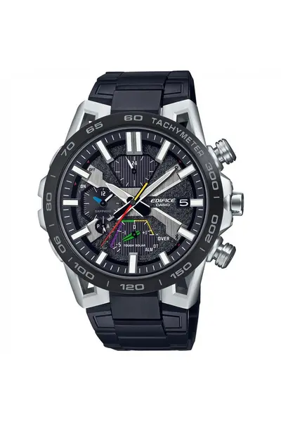 Image of Casio Edifice Stainless Steel Classic Analogue Watch - Eqb-2000Dc-1Aer Black