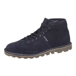 Image of Grafters Unisex Adult Heritage Suede Monkey Boots (6 UK) (Navy)