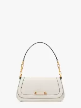Image of Kate Spade Gramercy Small Flap Shoulder Bag, Halo White, One Size