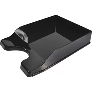 Image of Executive Stacking Letter Tray Black
