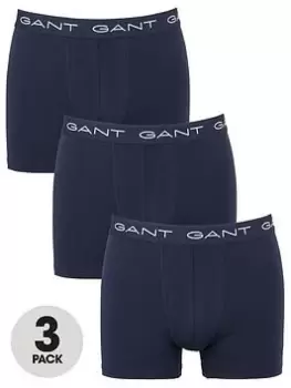 Image of Gant 3 Pack Boxer Briefs - Navy Size M Men