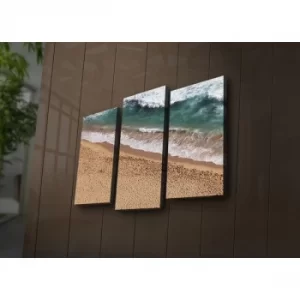 Image of 3PAT?ACT-29 Multicolor Decorative LED Lighted Canvas Painting (3 Pieces)