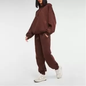 Image of Missguided Re Styld Embroidered Joggers - Brown