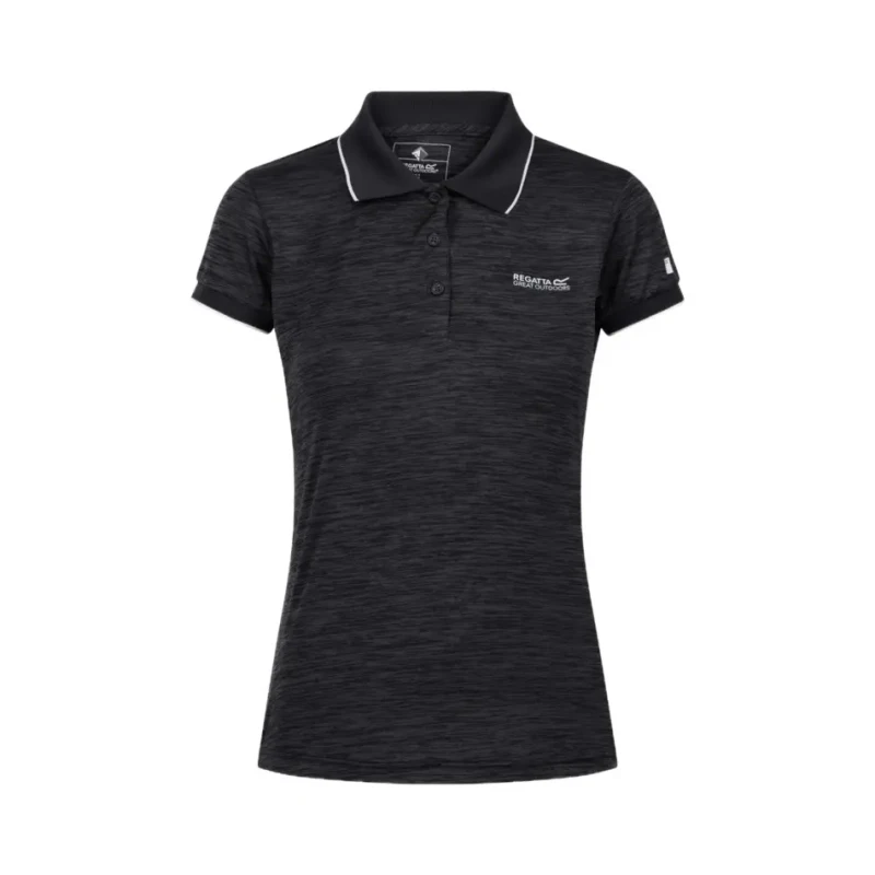 Image of Regatta Womens Remex II Polo T-Shirt - Black 20