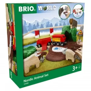 Image of Brio Nordic Animal Train Set