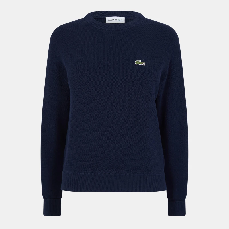 Image of Lacoste Crew Sweater Navy Blue female 6 (34)