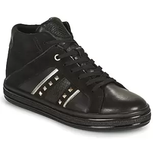 Image of Geox LEELU womens Shoes (High-top Trainers) in Black,2.5