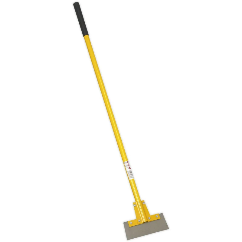 Image of Loops 1.5m Heavy Duty Workshop Floor Scraper Blade - 300mm Carbon Steel Blade Metallics