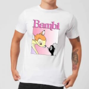 Image of Disney Bambi Nice To Meet You Mens T-Shirt - White
