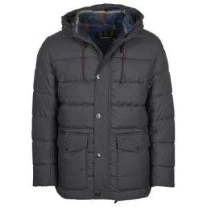 Image of Barbour Mens Mobury Quilted Jacket Navy/Midnight Large