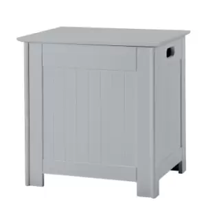 Image of Grey Wooden Bathroom Laundry Cabinet