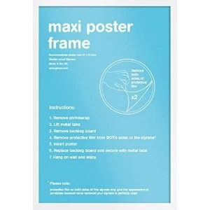 Image of GB White Frame Maxi (61x91.5cm)