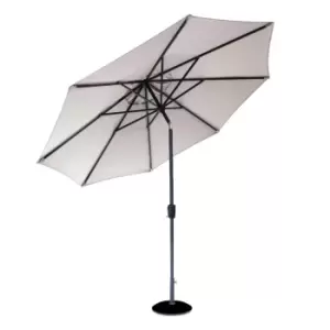 Image of Garden Must Haves Elizabeth 2.7m Parasol (base not included) - Mouse Grey