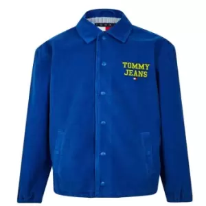 Image of Tommy Jeans Tjm Corduroy Coach Jacket - Blue