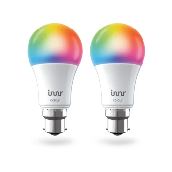 Image of Innr Smart Bulb B22 Colour 806lm Zigbee 3.0 - 2 Pack
