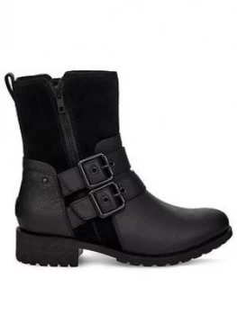 Image of Ugg Wilde Calf Boots - Black