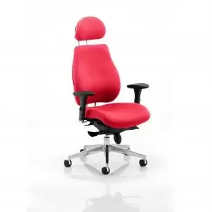Image of Chiro Plus Headrest Bespoke Colour Post Box Red KCUP0193