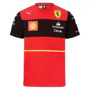 Image of 2022 Ferrari Carlos Sainz Replica Tee (Red)