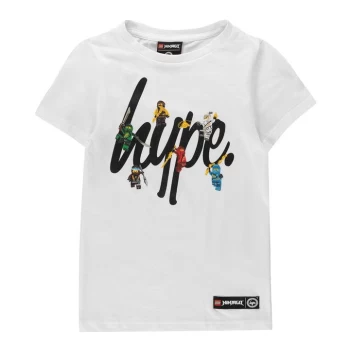 Image of Hype x LEGO Ninjago Squad T Shirt - White/Black