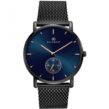 Image of Accurist Blue And Black 'London Classic' Watch - 7168