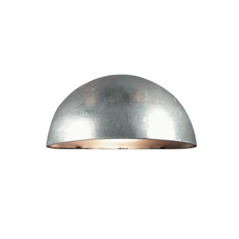 Image of Nordlux Scorpius Outdoor Galvanized Steel Wall Light Coastal/marine Safe Silver,mains
