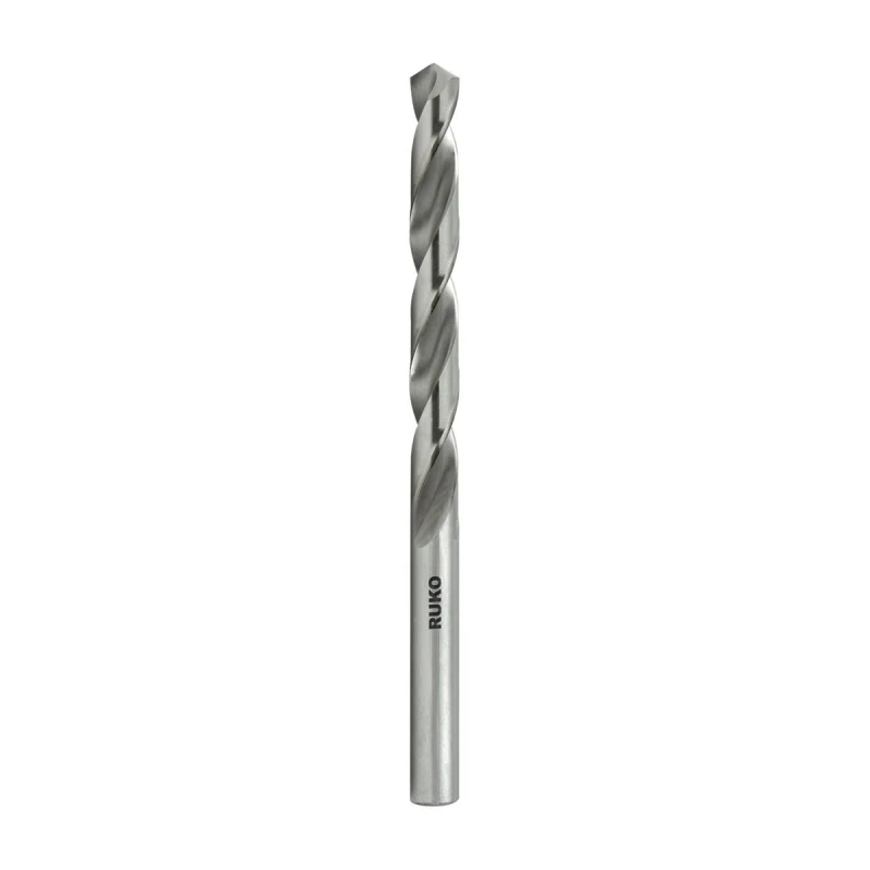 Image of RUKO 214102 Twist Drill Bit Ø: 10.2mm, Length: 87mm, High-speed steel, Right cutting, Angle: 25-30° High-speed steel Twist Drill Bit (5774)