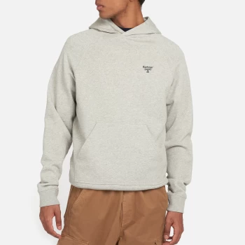 Image of Barbour Beacon Mens Pop Over Hoodie - Grey - S