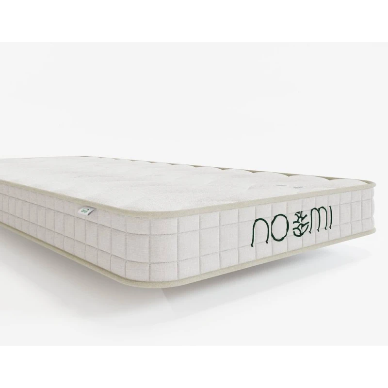 Image of Noomi Bamboo Natural Latex Pocket Sprung Mattress in White Size: Junior White Unisex Junior
