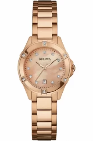 Image of Ladies Bulova Diamond Gallery Watch 97W101