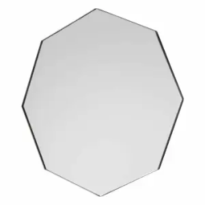 Image of Crossland Grove Thorpe Octagon Silver Wall Mirror - 800 X 800mm