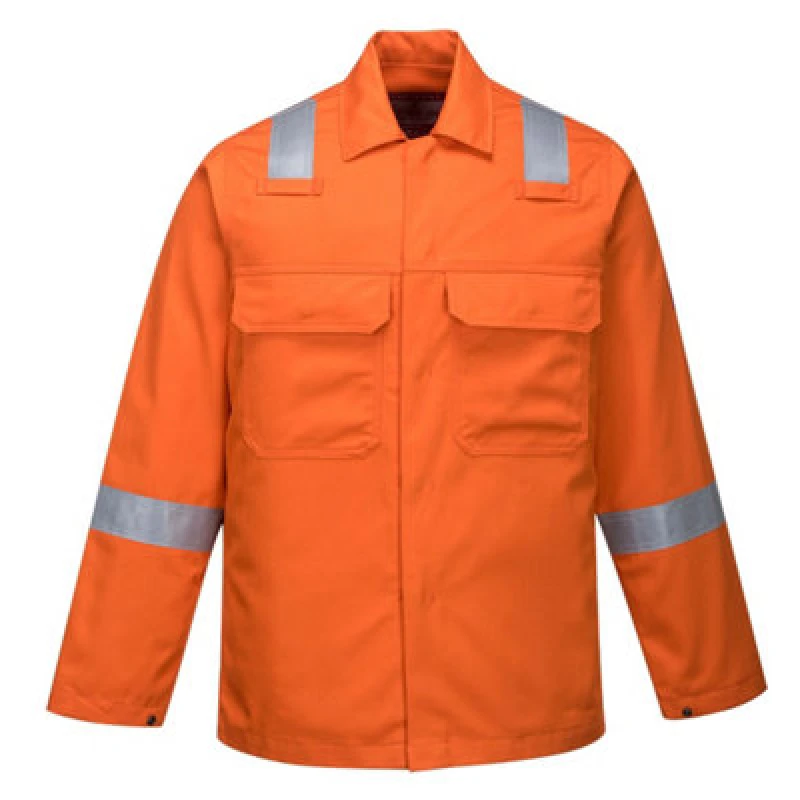 Image of Biz Weld Iona Heat Resistant Jacket BZ13ORRS Colour: Orange