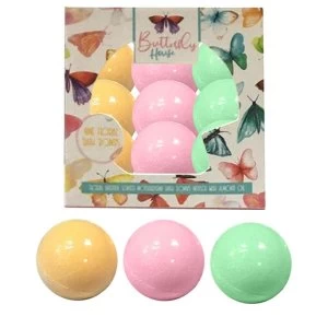 Image of Set of 9 Butterfly House Small Bath Bombs