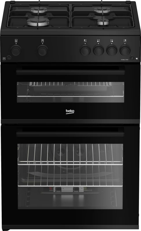 Image of Beko FDG6201K 60cm Gas Cooker - Black - A/A+ Rated