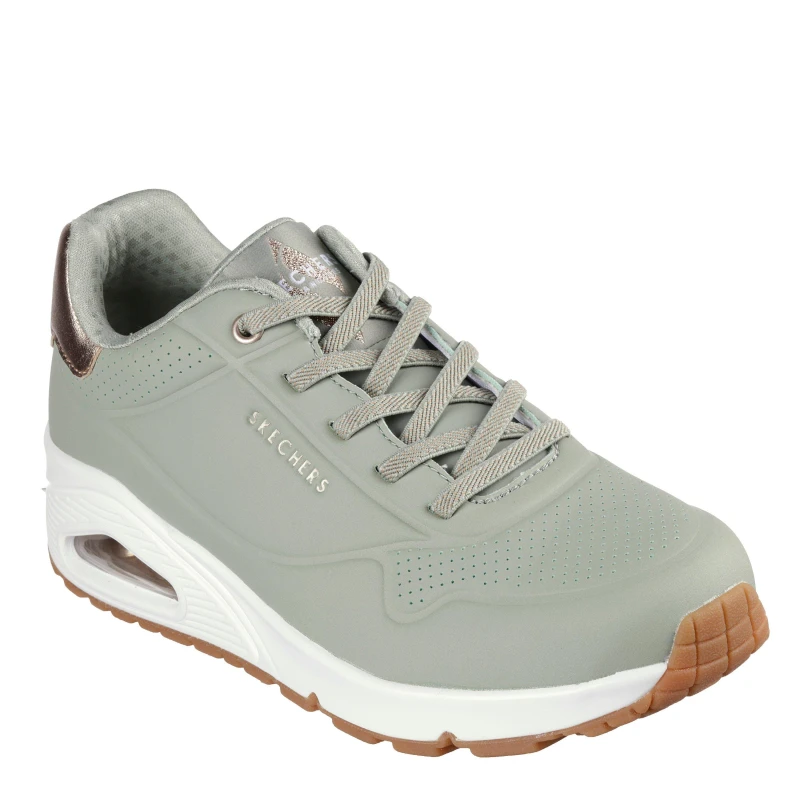 Image of Skechers UNO Stand On Air Trainers Womens Sage female 8 (41)