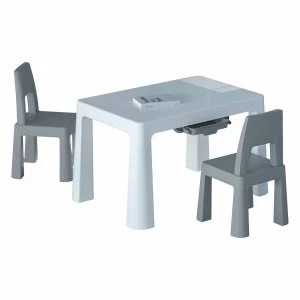 Image of Liberty House Toys Kids Height Adjustable Table and 2 Chairs, White