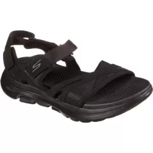 Image of Skechers Womens Go Walk 5 Restored Contoured Summer Sandals UK Size 5 (EU 38)