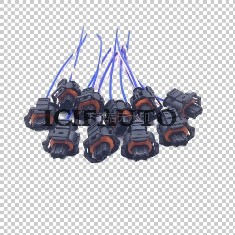 Image of 1/2/4/5/10 x Connector of Fuel Injector for Saab 9-3 & 9-5 Z19DTH Engine OE# 93189918 / 93 189 918