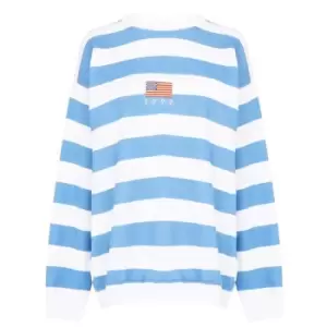 Image of Daisy Street Stripe LA Sweatshirt - Multi