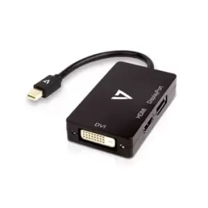 Image of V7 Mini DisplayPort Adapter (m) to DisplayPort HDMI or DVI (f)